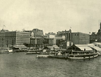 A Circular Quay, Sydney, 1901. alkotó: Unbekannt