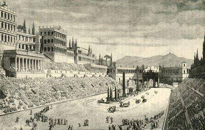 A Circus Maximus restaurálása, 1890. alkotó: Unbekannt