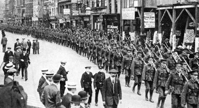 The Citizen Army of Territorials, Strand, London, Első világháború, 1914 alkotó: Unbekannt