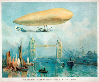 „A Clement-Bayard járata Párizsból Londonba”, 1908 alkotó: Unbekannt