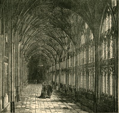 The Cloisters of Gloucester Cathedral, 1898. alkotó: Unbekannt