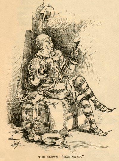 A bohóc sminkelés, 1882. alkotó: Unbekannt