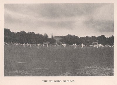 Colombo krikettpálya, Ceylon, 1912. alkotó: Unbekannt
