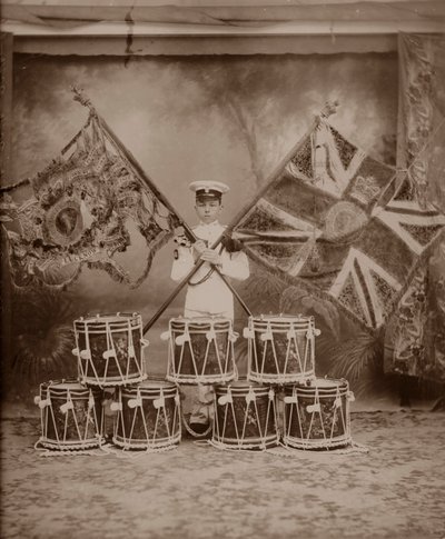 Az 1. Royal Munster Fusiliers színei, Rangoon, Burma, 1913 alkotó: Unbekannt