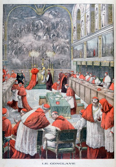 A Konklávé, 1903 alkotó: Unbekannt