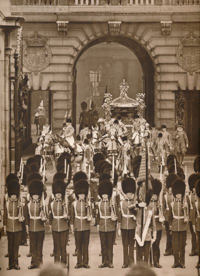 A koronázási körmenet az apátságba, 1937 alkotó: Unbekannt