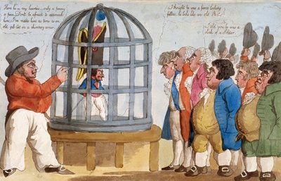 „A korzikai Bajazet Londonban”, 1803 alkotó: Unbekannt