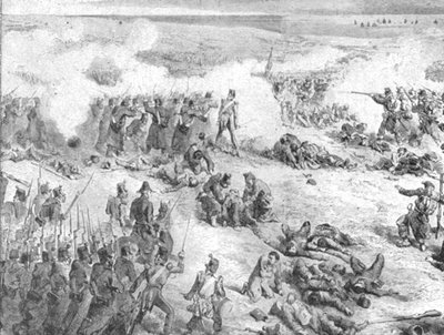 A krími háború, 1854-56: The Battle of Inkerman...1854, 1901. alkotó: Unbekannt