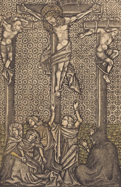 A keresztre feszítés, c. 1460. alkotó: Unbekannt