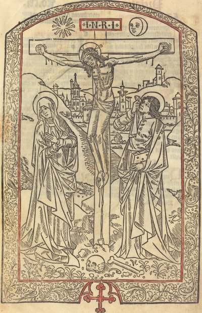 A keresztre feszítés, c. 1485. alkotó: Unbekannt