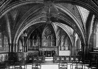 The Crypt Chapel, Westminster, 1920 alkotó: Unbekannt