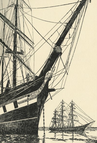 The Cutty Sark 1869, Falmouth Harbour, 1938 alkotó: Unbekannt