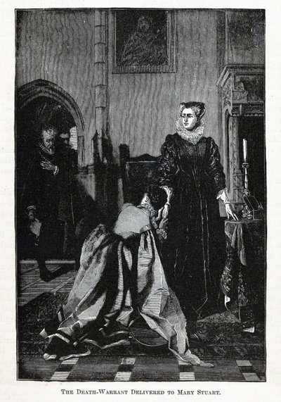 A Mary Stuartnak átadott halálos ítélet, 1882 alkotó: Unbekannt