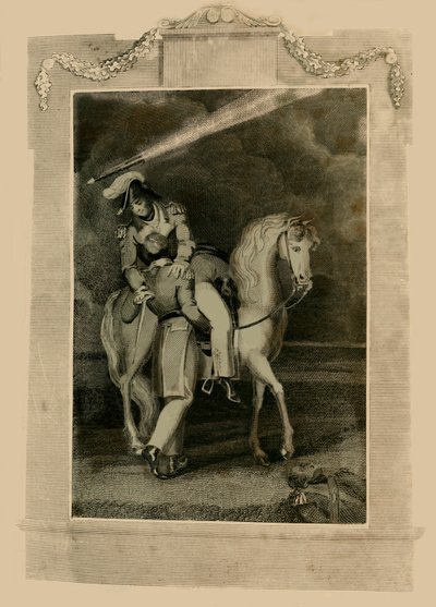 Ross tábornok halála, Baltimore közelében, 1814, 1816. alkotó: Unbekannt