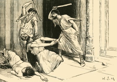 Tiberius Gracchus halála, 1890. alkotó: Unbekannt