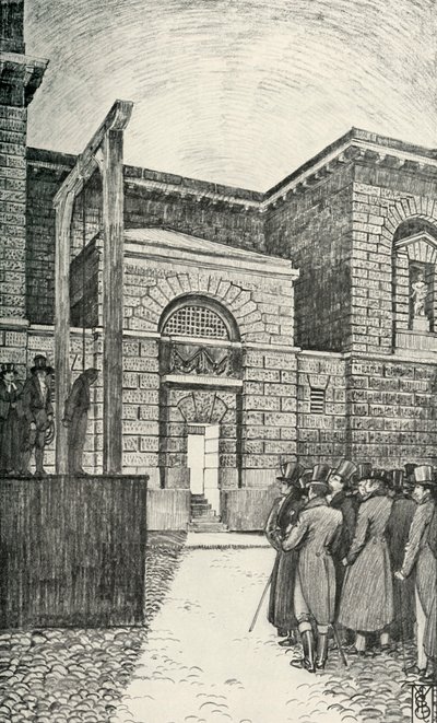 The Debtors Door, Newgate börtön, London, 1821, 1938 alkotó: Unbekannt