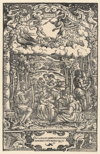 A Vénusz uralma, A hét bolygóból, 1533. alkotó: Unbekannt
