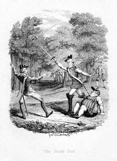 A kettős párbaj, 1844 alkotó: Unbekannt