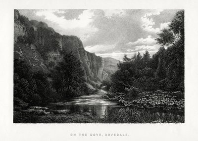 The Dove, Dovedale, Derbyshire, 1896 alkotó: Unbekannt