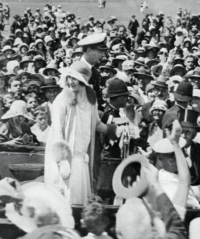 A herceget és a hercegnőt tömegek sújtották Aucklandben, 1927, 1937 alkotó: Unbekannt