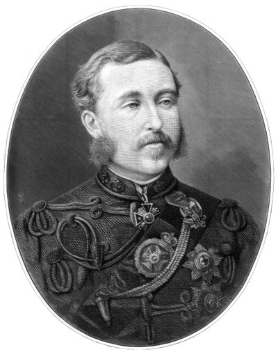 Connaught hercege, brit katona, 1875 alkotó: Unbekannt