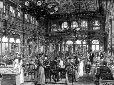 A Duval étterem a Quai de Billy-n, Párizs, 1889 alkotó: Unbekannt