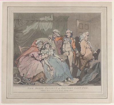 A haldokló beteg, avagy az orvos utolsó díja, 1786. április 1., 1786. április 1. alkotó: Unbekannt