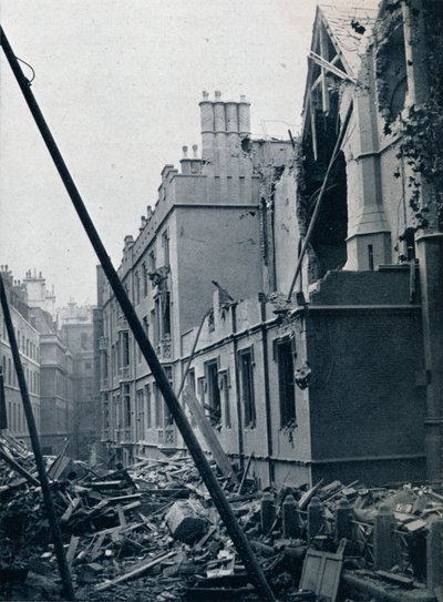 The East End of the Middle Temple Hall, 1941. alkotó: Unbekannt