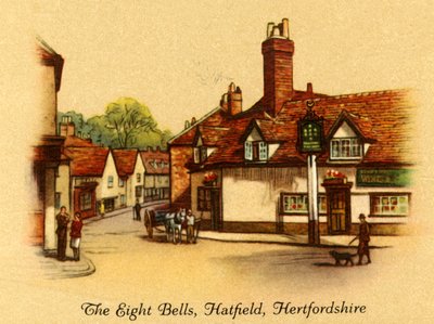 The Eight Bells, Hatfield, Hertfordshire, 1939. alkotó: Unbekannt
