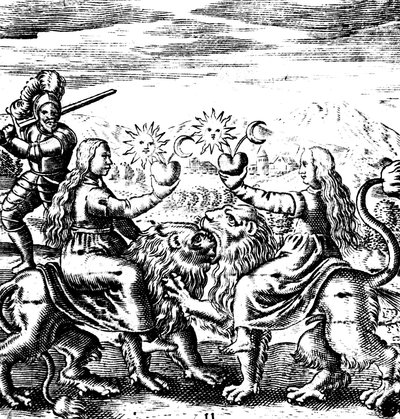 Basil Valentine tizenegyedik kulcsa, a legendás 15. századi német szerzetes és alkimista, 1651 alkotó: Unbekannt