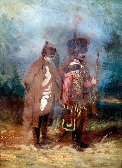 I. Napóleon császár a francia hadjárat idején, 1814 alkotó: Unbekannt