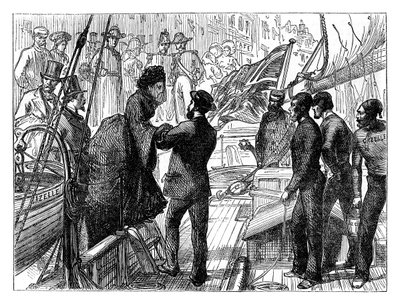 A franciák császárnéja a Gazellába szállva, 1870, 19. század vége alkotó: Unbekannt