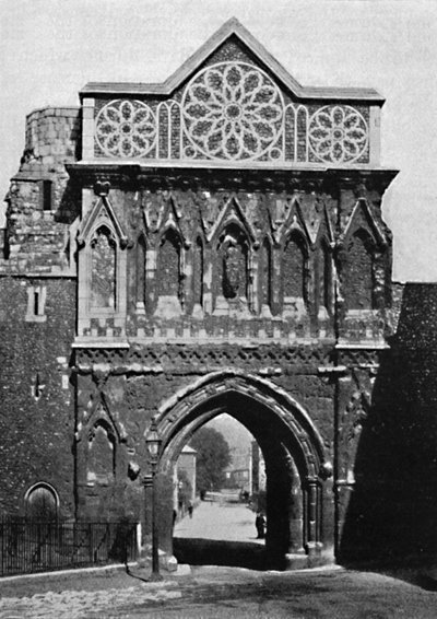 Az Ethelbert-kapu, Norwich, 1892, 1903 alkotó: Unbekannt