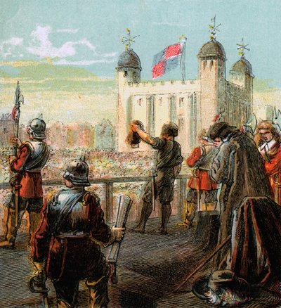 Lord Strafford kivégzése, 1641, 1850 alkotó: Unbekannt