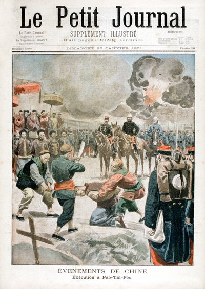 Pao-Tin-Fou kivégzése, 1901 alkotó: Unbekannt