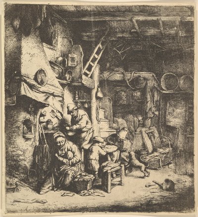 A család fordított példánya, 1610-85. alkotó: Unbekannt
