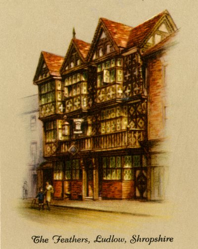 The Feathers, Ludlow, Shropshire, 1936. alkotó: Unbekannt