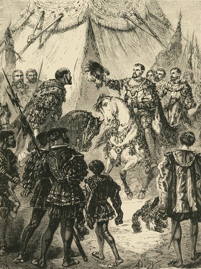 Az Aranyszövet mezője, 1520, 1890. alkotó: Unbekannt