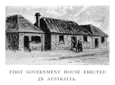 Az első kormányház, Sydney, Ausztrália, 1886 alkotó: Unbekannt