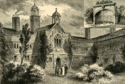A Fishmongers Almshouses 1850-ben, c1878. alkotó: Unbekannt