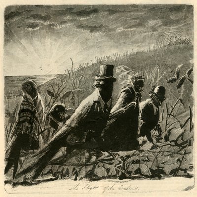 A fecskék menekülése, 1882. alkotó: Unbekannt