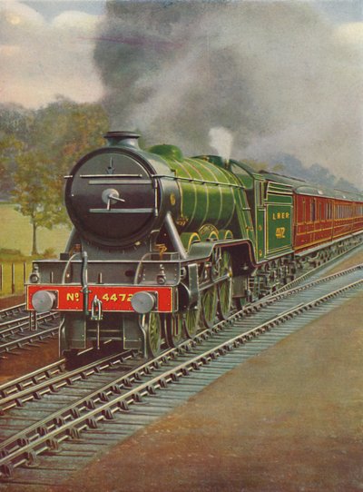 A repülő skót Hadley Wood mellett elhaladva, L.N.E.R., 1926 alkotó: Unbekannt