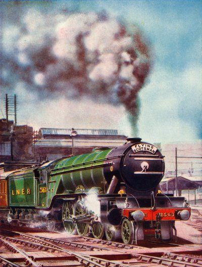 A Kings Cross pályaudvarról induló repülő skót, 2563. sz. szállítója, 1935-36. alkotó: Unbekannt