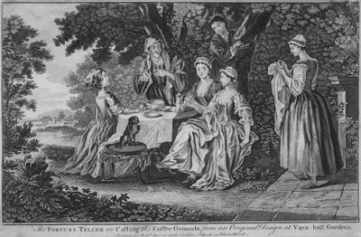 A jós a kávézacc öntéséről, eredeti terv alapján a Vaux-hallban..., 1748-60. alkotó: Unbekannt