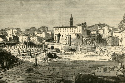 A római fórum, 1890. alkotó: Unbekannt