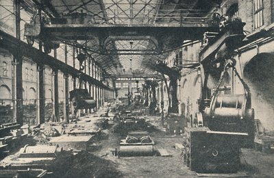 A Swindon Works öntöde, 1917 alkotó: Unbekannt