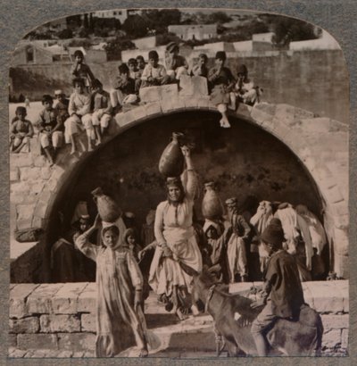 A Szűz kútja, Názáret, 1900 körül alkotó: Unbekannt
