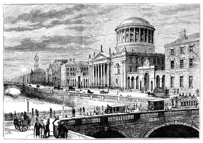 The Four Courts, Dublin, Írország, 1900 alkotó: Unbekannt