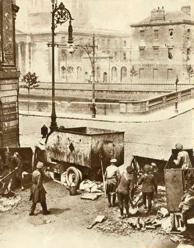 The Four Courts, Dublin, Írország, 1922. július, 1935. alkotó: Unbekannt