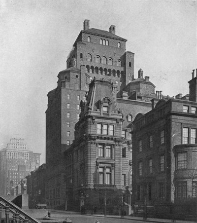 A Fraternity Clubs épülete a Madison Avenue-ról, New York City, 1924 alkotó: Unbekannt